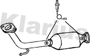 Klarius 321954 - Катализатор autosila-amz.com