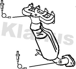 Klarius 321975 - Катализатор autosila-amz.com