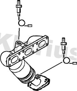 Klarius 321567 - Катализатор autosila-amz.com