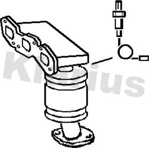 Klarius 380591 - Катализатор autosila-amz.com