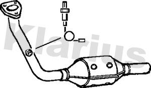 Klarius 321053 - Катализатор autosila-amz.com