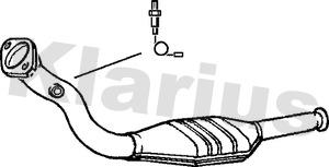 Klarius 321012 - Катализатор autosila-amz.com