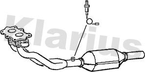 Klarius 321395 - Катализатор autosila-amz.com