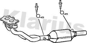 Klarius 321318 - Катализатор autosila-amz.com