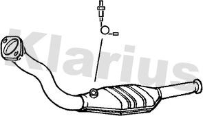 Klarius 321250 - Катализатор autosila-amz.com