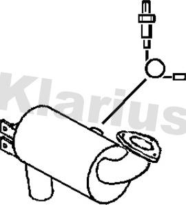 Klarius 321881 - Катализатор autosila-amz.com