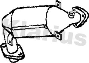 Klarius 322995 - Катализатор autosila-amz.com