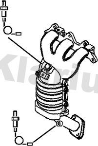 Klarius 322990 - Катализатор autosila-amz.com