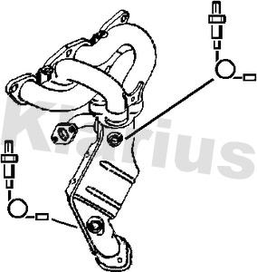 Klarius 322019 - Катализатор autosila-amz.com