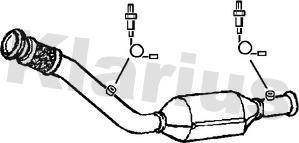 Klarius 322154 - Катализатор autosila-amz.com