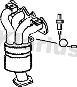 Klarius 322180 - Катализатор autosila-amz.com