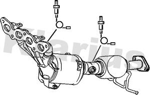 Klarius 322894 - Катализатор autosila-amz.com