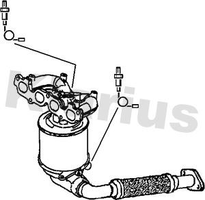 Klarius 322232 - Катализатор autosila-amz.com