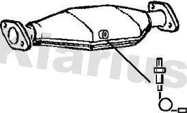 Klarius 370550 - Катализатор autosila-amz.com