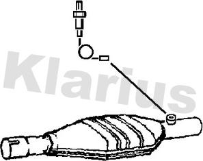 Klarius 370569 - Катализатор autosila-amz.com