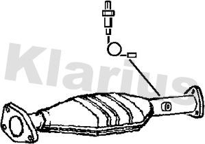 Klarius 370563 - Катализатор autosila-amz.com