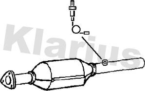 Klarius 370680 - Катализатор autosila-amz.com