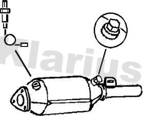 Klarius 370048 - Катализатор autosila-amz.com