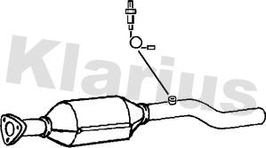 Klarius 370361 - Катализатор autosila-amz.com