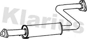 Klarius 240234 - Средний глушитель выхлопных газов autosila-amz.com