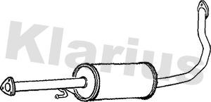 Klarius 240738 - Средний глушитель выхлопных газов autosila-amz.com