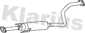 Klarius 241145 - Средний глушитель выхлопных газов autosila-amz.com