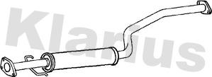 Klarius 250663 - Средний глушитель выхлопных газов autosila-amz.com