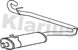 Klarius 260774 - Глушитель выхлопных газов, конечный autosila-amz.com