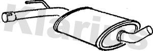 Klarius 210315 - Средний глушитель выхлопных газов autosila-amz.com