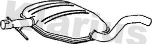 Klarius 210294 - Средний глушитель выхлопных газов autosila-amz.com