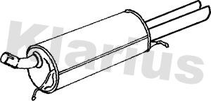 Klarius 230769 - Глушитель выхлопных газов, конечный autosila-amz.com