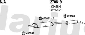 Klarius 220054E - Система выпуска ОГ autosila-amz.com