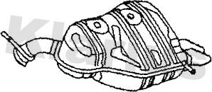 Klarius 221184 - Глушитель выхлопных газов, конечный autosila-amz.com