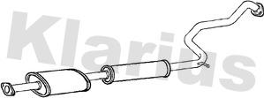 Klarius 270588 - Средний глушитель выхлопных газов autosila-amz.com