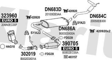 Klarius 270694U - Система выпуска ОГ autosila-amz.com