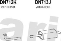 Klarius 270611U - Система выпуска ОГ autosila-amz.com