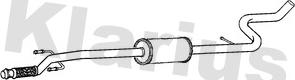 Klarius 270743 - Средний глушитель выхлопных газов autosila-amz.com