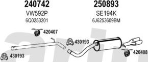 Klarius 790527E - Система выпуска ОГ autosila-amz.com