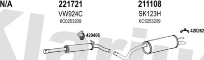 Klarius 780240E - Система выпуска ОГ autosila-amz.com