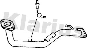 Klarius DN542K - Труба выхлопного газа autosila-amz.com
