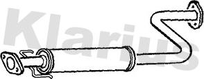 Klarius RR339W - Средний глушитель выхлопных газов autosila-amz.com