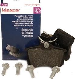 Klaxcar France 24863z - Тормозные колодки, дисковые, комплект autosila-amz.com