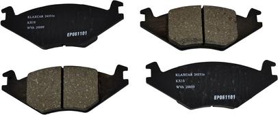 Klaxcar France 24331z - Тормозные колодки, дисковые, комплект autosila-amz.com