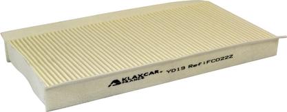 Klaxcar France FC022z - Фильтр воздуха в салоне autosila-amz.com