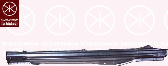 Klokkerholm 9539011 - Подножка, накладка порога autosila-amz.com