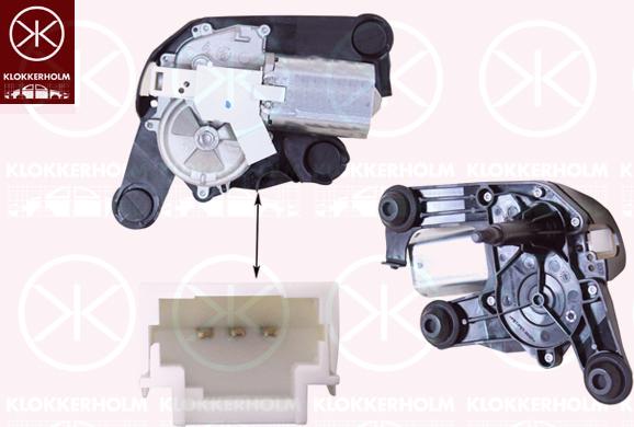 Klokkerholm 55197170 - Двигатель стеклоочистителя autosila-amz.com