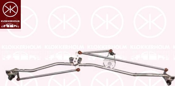 Klokkerholm 50263280 - Система тяг и рычагов привода стеклоочистителя autosila-amz.com