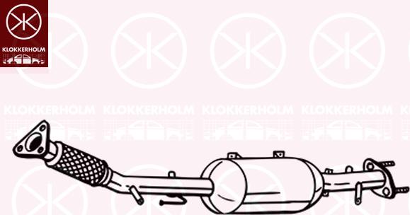 Klokkerholm 097-446 - Сажевый / частичный фильтр, система выхлопа ОГ autosila-amz.com