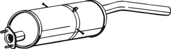 Klokkerholm 169-001 - Средний глушитель выхлопных газов autosila-amz.com