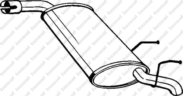 Klokkerholm 185-665 - Глушитель выхлопных газов, конечный autosila-amz.com